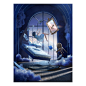 c4d nft nightingale 3d art digital 3d heart mirror night room surreal