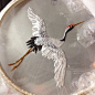 Ellie Mac Embroidery , embroidered bird #elliemacembroidery: