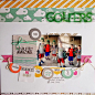 #papercraft #scrapbook #layout.   Malika Kelly for Chic Tags  The Twinery