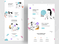 Design Firm landing page visual performance order business landingpage marketing consultancy firm designer branding web design typography ux website ui header character illustrations illustration