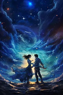 节日星空