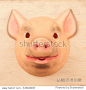 Carnival mask. Animal masks. Children's masks. Mask of a pig