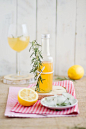 Lemon rosemary syrup: 