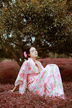 温心月光采集到日本和服