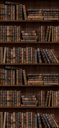 书籍 书柜 手机壁纸