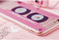 粉色磁带创意iPhone6s透明手机壳苹果6plus保护套超薄6s外壳挂绳-淘宝网