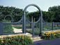 really cool garden gate and fence - Edmund Hollander: 