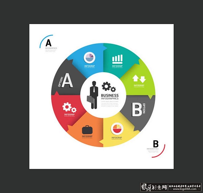 商务科技 商务表格矢量图,简洁数据图表,...