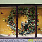 美国Anthropologie专卖店2014年圣诞假日橱窗设计