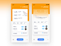 Gradient flight ticket UI design ios icons flight ticket simple clean aircraft planet booking flight search product user experience user interface interface ui flight booking tickets flight app