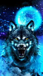 Wild Animal Wallpaper, Ice Wolf Wallpaper, Wolf Canvas Art, Wolf Background, Rare Albino Animals, Anime Wolf Drawing, Galaxy Wolf, Winter Wolves, Wolf Eyes