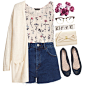 A fashion look from March 2015 featuring H&M, pink tops and cutoff shorts. Browse and shop related looks.