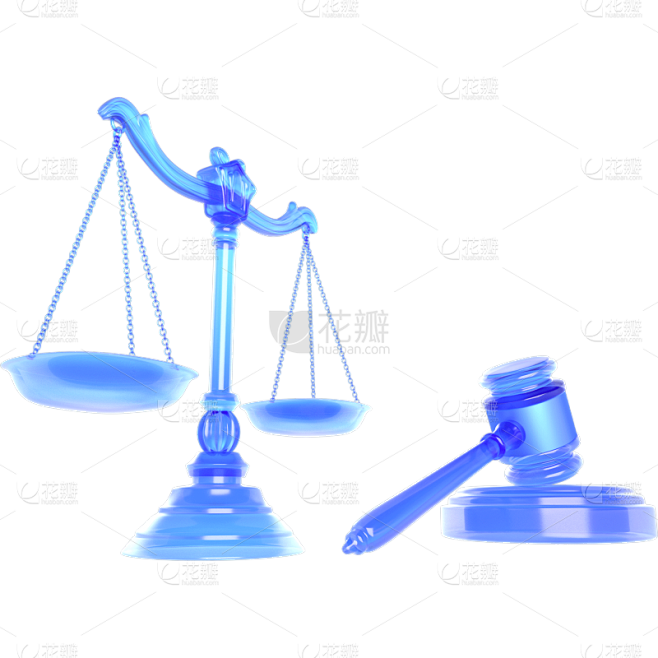 公平公正法院象征元素