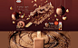 哈根达斯冷饮巧克力雪糕专题页面设计
