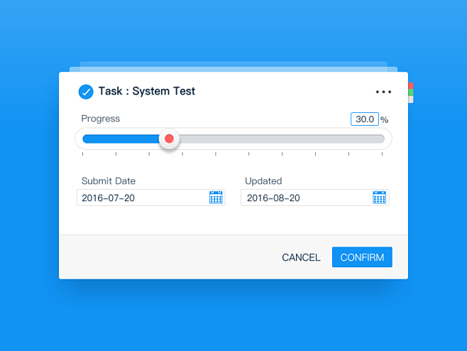 Task Progress Cards