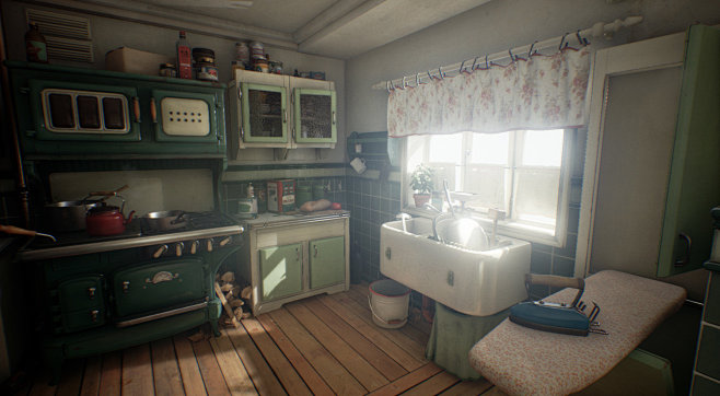 Kitchen 1930 (UE4), ...