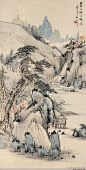 汪采白《山水画作微展》汪采白（１８８７～１９４０）， 采白出生于徽州的名门望族，五岁，拜黄宾虹为师，习四书五经并丹青之法。二十一岁入两江师范学堂国画手工科，从叔父汪律本挚友李瑞清为师。 汪采白在20世纪40年代之前,是极负盛名的山水画家。汪采白被人称为“新安画派”的殿军。