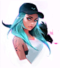 Cap Girl - Stylized Portrait Tutorial! by rossdraws