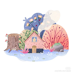 森有北采集到14-插画手绘