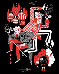 概念手绘插画设计-古田路9号-品牌创意/版权保护平台