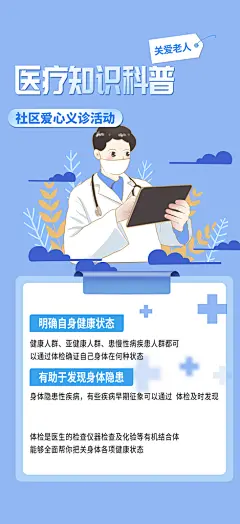 医疗健康科普知识宣传海报