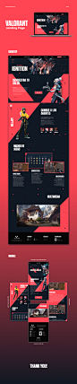 VALORANT - Landing Page Concept