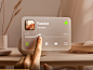 Glass Audio Player by Voicu Apostol on Dribbble