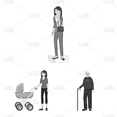 肖像,计算机图标,人的脸部,商务,家庭,母亲,婴儿车,父亲,莫诺湖,爱