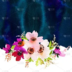 贺卡与水彩花手工制作