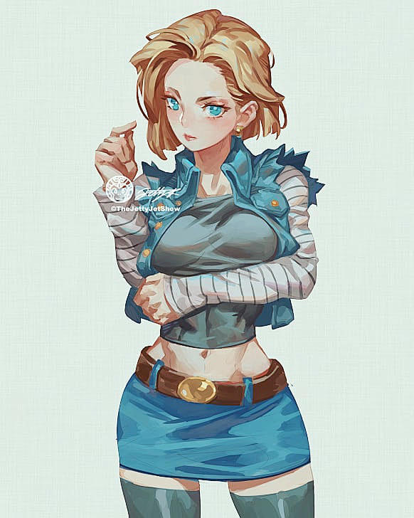 Android 18 By JettyJ...