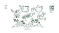禅味茶馆 品牌设计 中式插画茶饮包装logo名片VIS-古田路9号-品牌创意/版权保护平台