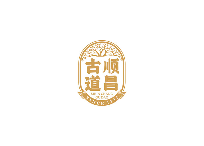 顺昌古道-logo绵纸设计-古田路9号-品牌创意/版权保护平台-花瓣网
