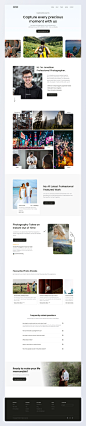Professional Photographer Landing Page by Sauqi Arif for UNSPACE on Dr 1