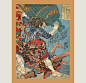 浮世绘武士图