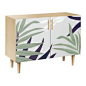 NyeKoncept - Purple Palm Dowel Credenza, Natural/Natural - Buffets and Sideboards