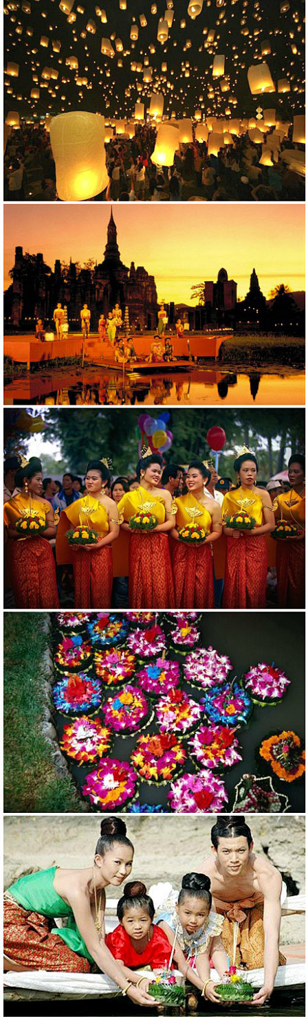 【世界上最浪漫的节日：泰国水灯节】在泰国...