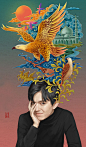 湖南卫视2017《歌手》合作一组国风插画