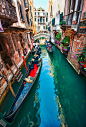 Canal Colors, Venice, Italy