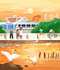 腾讯乘车码深圳车票票面插画-古田路9号-品牌创意/版权保护平台