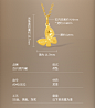 周六福黄金吊坠女5G金3代无极金系列计价足金蝴蝶挂坠七夕礼物-tmall.com天猫