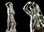 Telemachus Arming.  19th.century.Luigi Bienaime. Belgian. 1795-1878. marble. collage by Hadrian6.http://hadrian6.tumblr.com