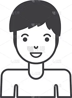 性格,头像,青年男人,分离着色,男孩,可爱的,商务,人,高雅,男人