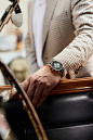 Luxury watches : editorial series of luxury watches together with luxury cars