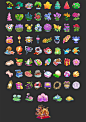icons and promotion toys for game