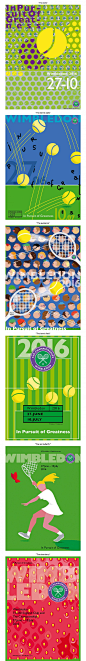 Wimbledon Championships温布尔登网球锦标赛2016海报设计 文艺圈 展示 设计时代网-Powered by thinkdo3