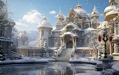 古风建筑3d建筑素材图片现代建筑