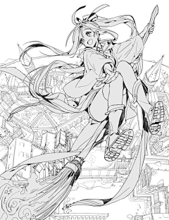 高冷屎哥采集到原画   精美线稿