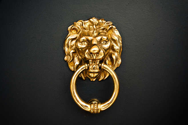 Golden Lion knoker b...