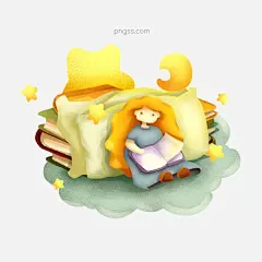 小清新文艺插画读书阅读可商用元素图片大小2000x2000px 图片尺寸3.48 MB 来自PNG搜索网 pngss.com 免费免扣png素材下载！插画#读书#精品#看书#人物#书#毯子#文艺#小清新#星星#月亮#阅读#云彩#