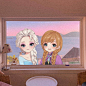 迪士尼公主情侣@阿瞳Mao
背景@一只小橘儿